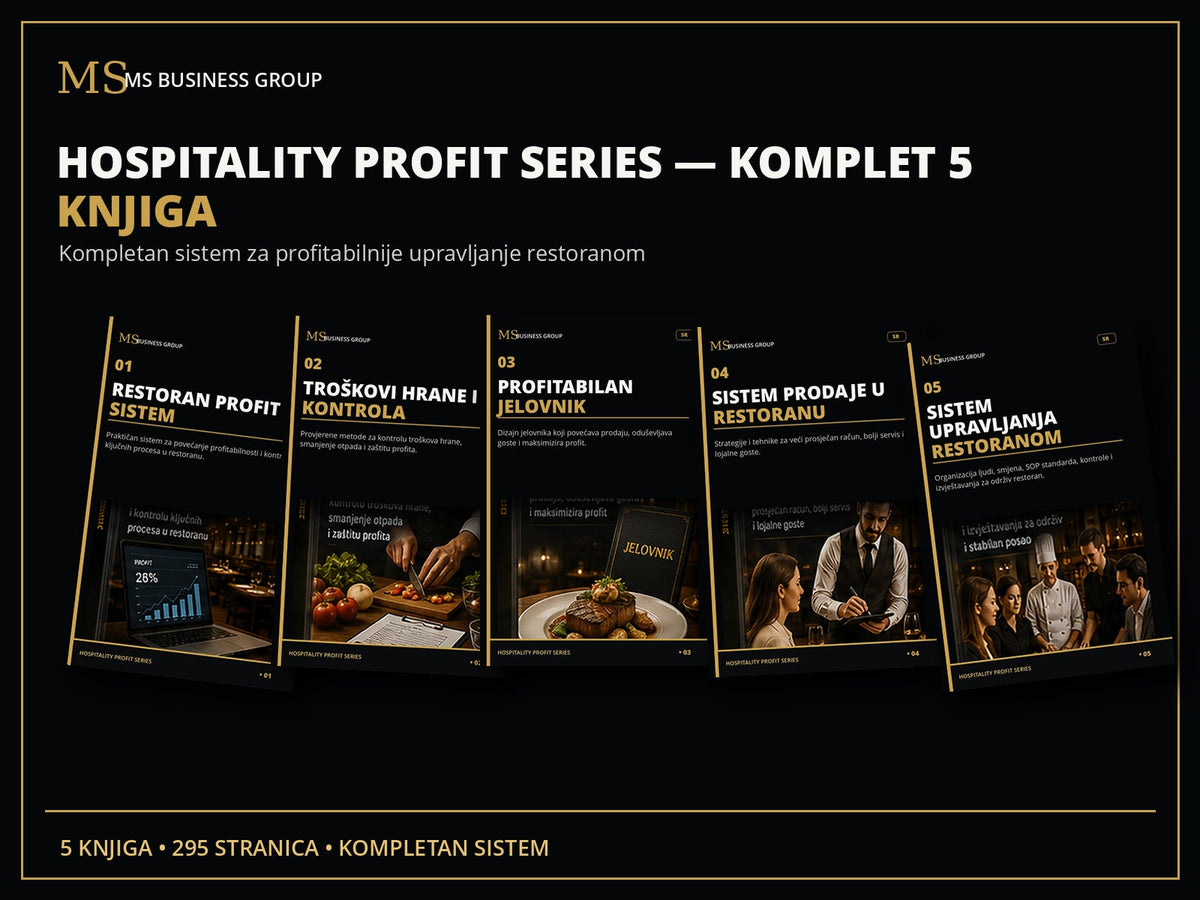 Hospitality Profit Series — Komplet 5 knjiga — SR