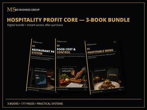 Hospitality Profit Core — 3-Book Bundle — EN